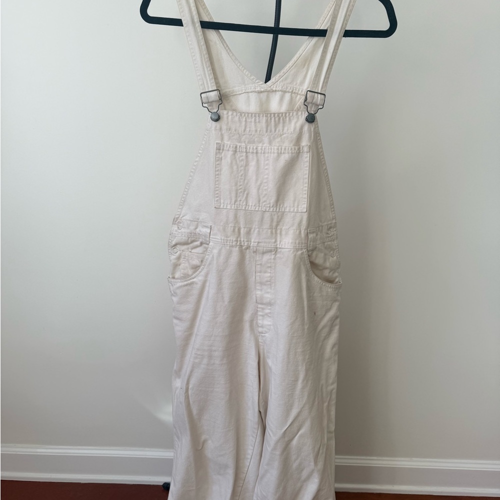 Vintage White Cream Overalls